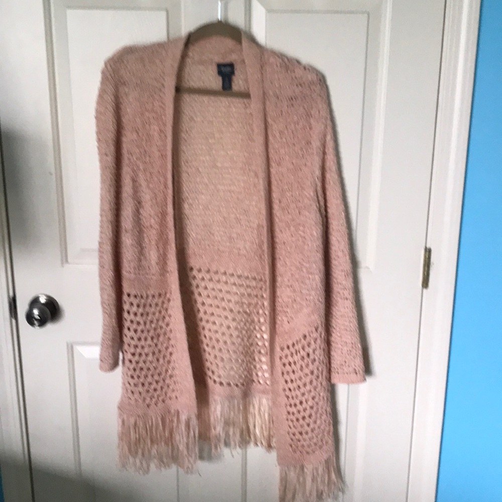 Chico’s crochet sweater